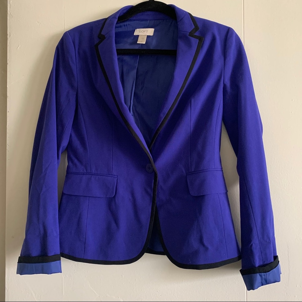 Royal blue blazer